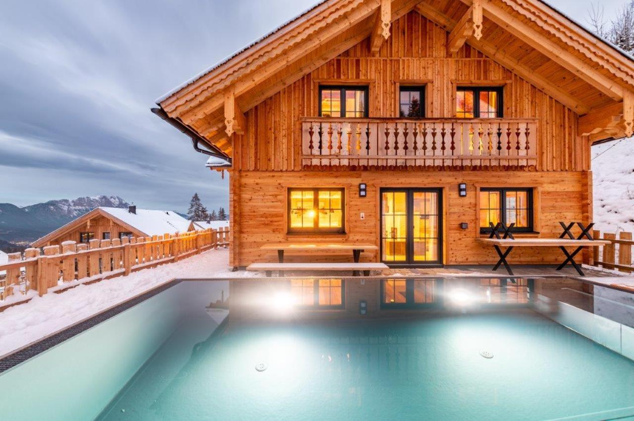 Poolchalet Dachsteinblick Pruggern Exterior photo
